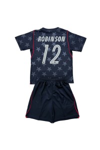 Yhdysvallat Miles Robinson #12 Jalkapallovaatteet Lasten Vieraspeliasu MM-kisat 2026 Lyhythihainen (+ Lyhyet housut)